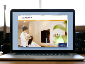 YONA HAIR Webサイト